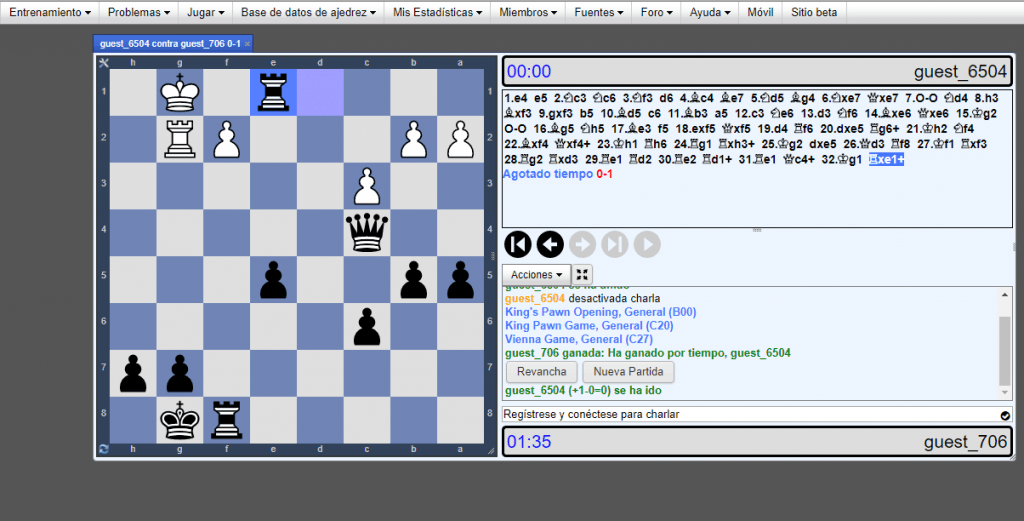 chesstempo.com para jugar ajedrez online gratis sin registrarse