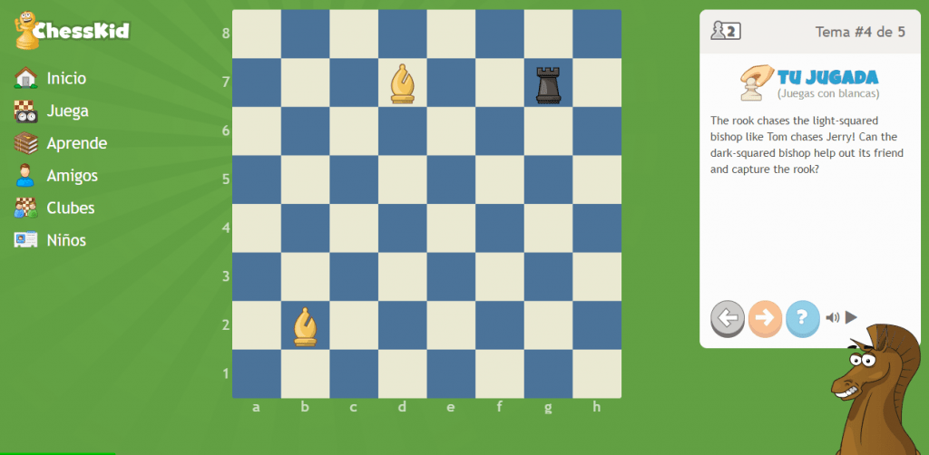 leccion en chesskid