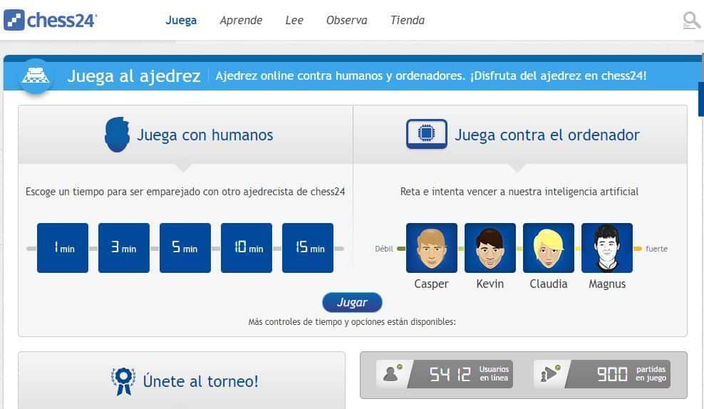jugar ajedrez en linea en chess24