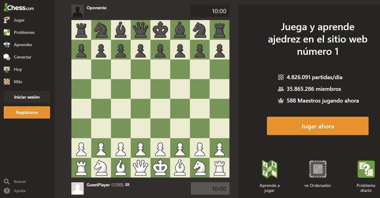Sitios web para jugar ajedrez en linea gratis